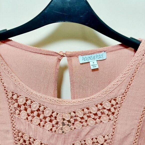 Peach Peak Thru Open Back Blouse - Picture 3 of 8